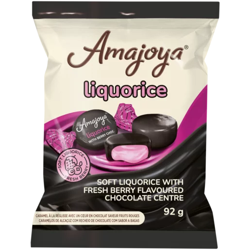 Amajoya Soft Liqu with Fresh Berry Flav Choc Centre 92g