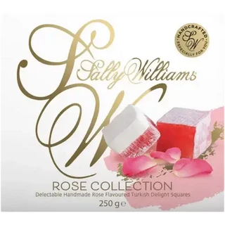 Sally Williams Rose Turkish Delight Gift Box 250g