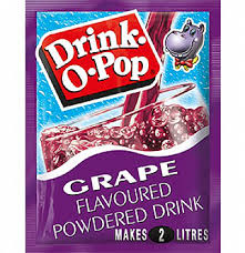 Drink-O-Pop Grape Powder Drink