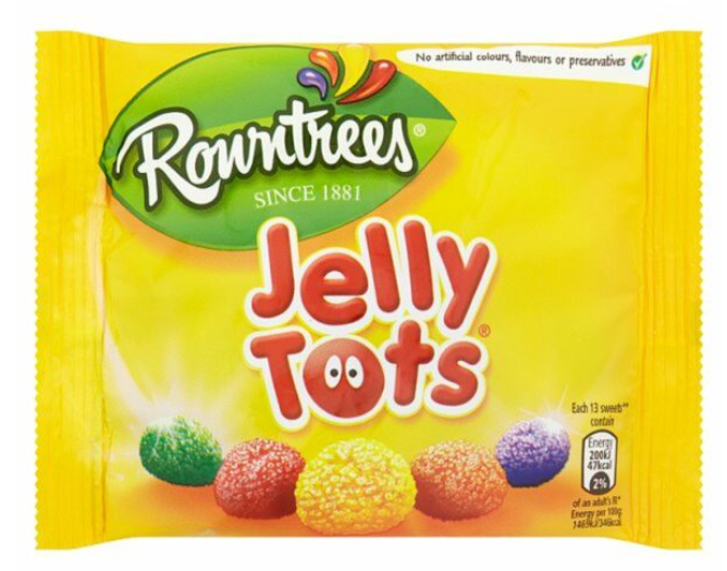 Nestle Rowntree's Jelly Tots Sachet 42g