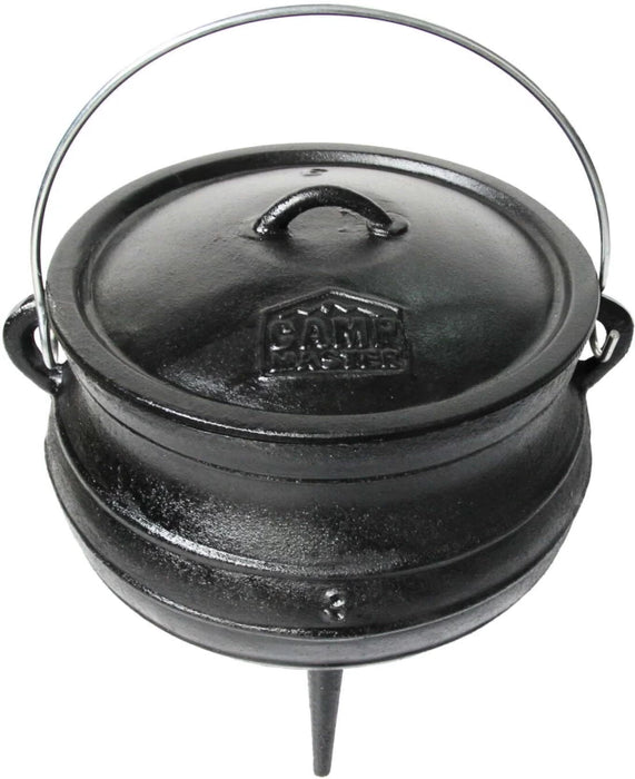 Camp Master 3-Leg Pot No. 3 Potjie with Lid 7.8 L capacity (Cast Iron)