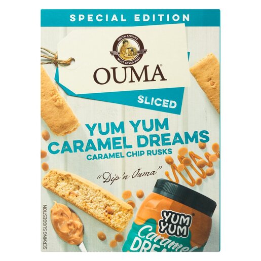Ouma Caramel Dream Sliced Rusks 450g