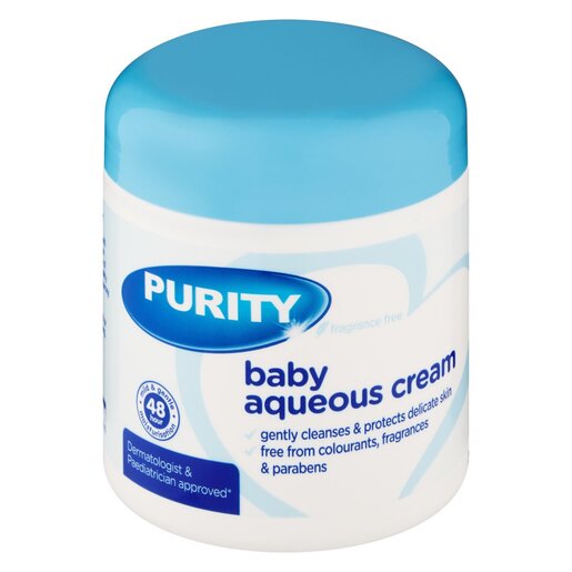 Purity Baby Aqueous Cream Fragrance Free 450ml