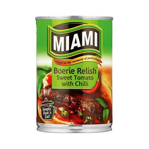 Miami Boerie Relish Chilli 450g — WELKOM USA