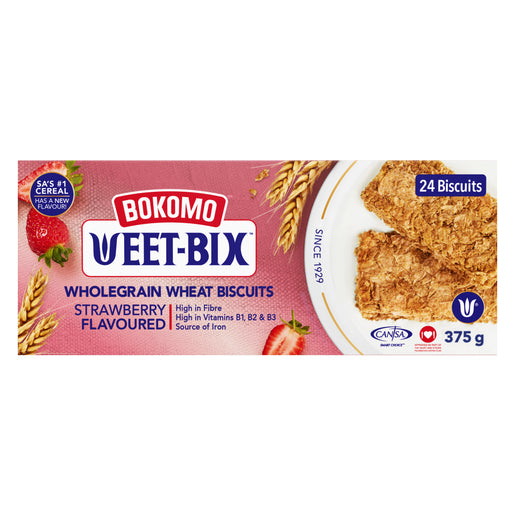 Weet-Bix Strawberry Flavoured Wholegrain Wheat Biscuits 375g