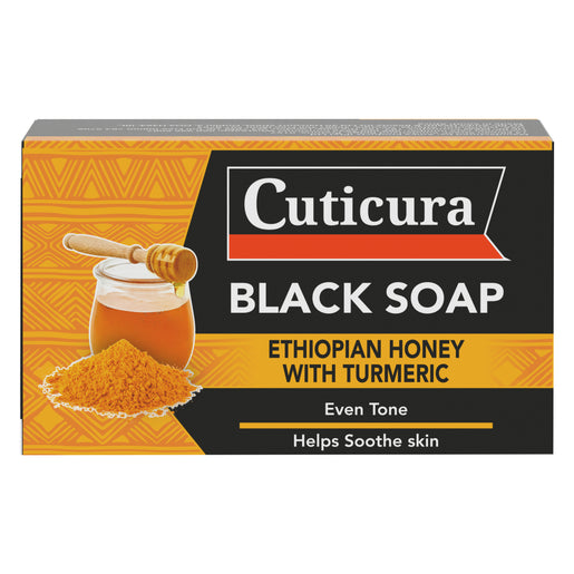 Cuticura Ethiopian Honey with Turmeric Black Soap 100g