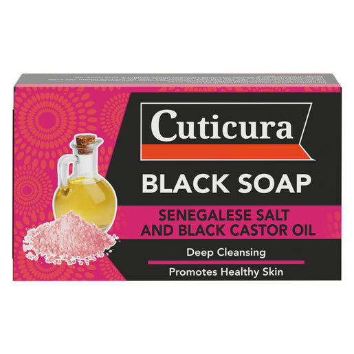 Cuticura Senegalese Salt and Black Castor Oil Soap 100g