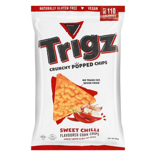 Trigz Sweet Chilli Crunchy Popped Chips 85g
