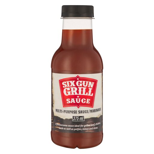 Six Gun Grill BBQ Sauce 375ml
