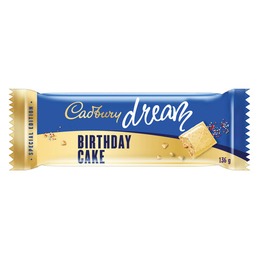 Cadbury Dream Birthday Cake Slab 136g