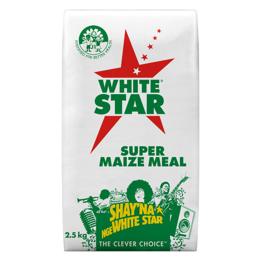 White StarSuper Maize Meal 2.5kg (paper)