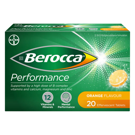 Berocca Performance Tablets 20 Orange