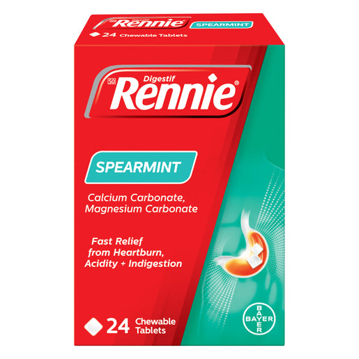 Rennie Spearmint Antacid Tablets 24s