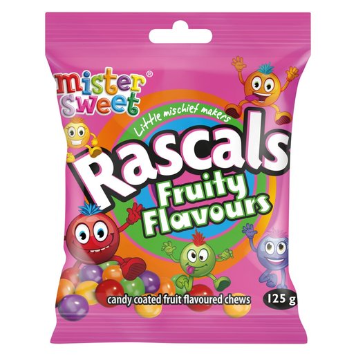 Mister Sweet Rascals Fruity Flavour 125g