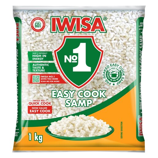 Iwisa Easy Cook Samp 1kg
