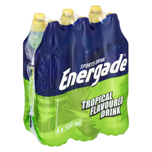 Energade Tropical Flavoured Sports Drink 500ml - 6 Pack