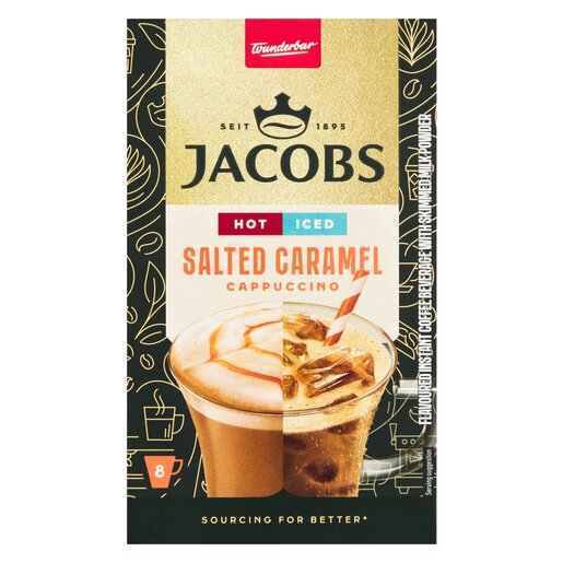 Jacobs Instant Cappuccino Salted Caramel 20.3g_8 Pack