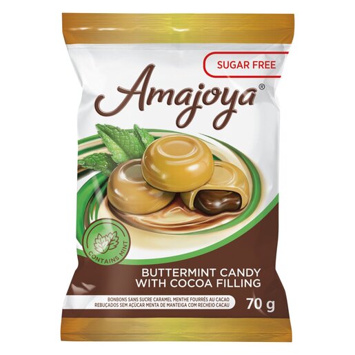Amajoya buttermint Candy w/Cocoa Filling 70g