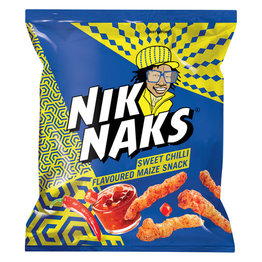 Simba NikNaks Sweet Chilli Flavoured Maize Snack 50g