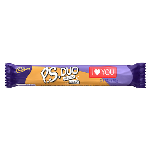 PS Caramel and Milk Chocolate Duo 60g 1 Pack