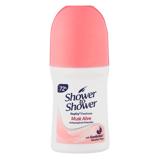 Shower To Shower Musk Alive Roll-On 50ml