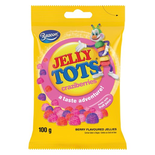 Beacon Jelly Tots Craziberries 100g