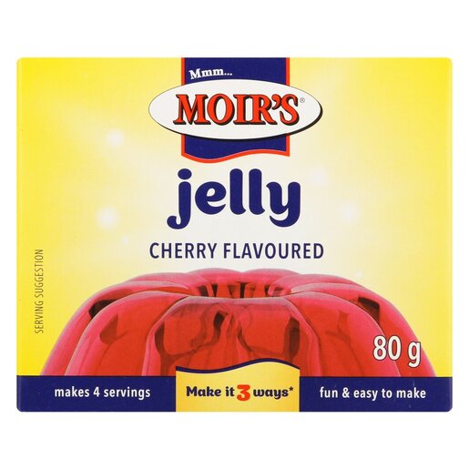 Moir's Cherry Jelly 80g, BB date - 27/03/2026