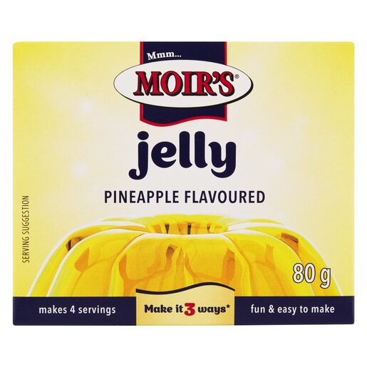 Moir's Pineapple Jelly 80g, BB date - 19/02/2026