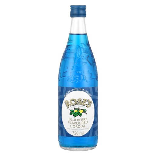 Rose's Cordial Blueberry 750ml