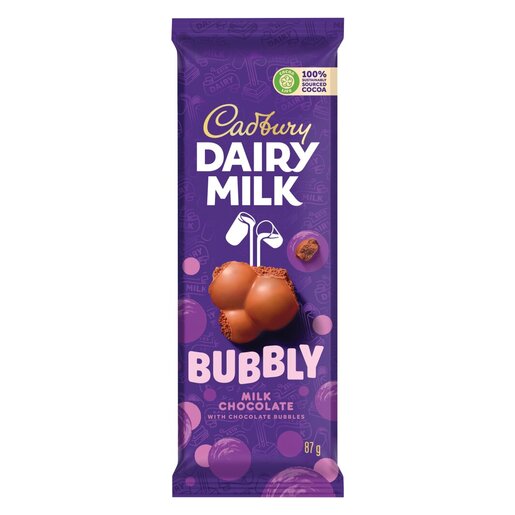 Cadbury Dairy Milk Bubbly Milk Chocolate 87g