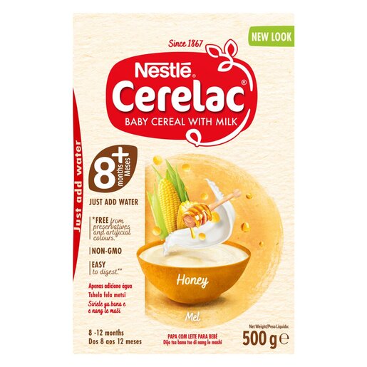 Nestle Cerelac Honey Stage 1 Baby Cereal 500g