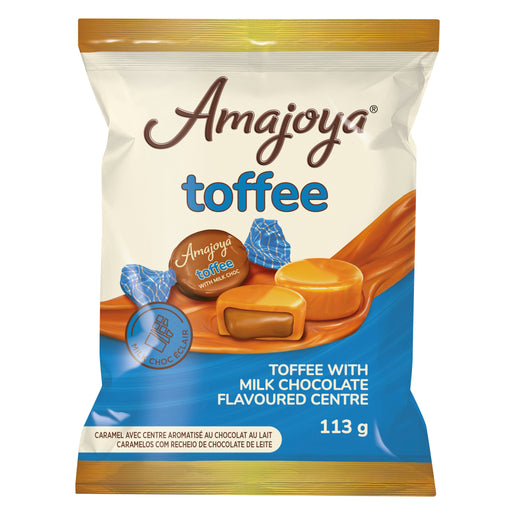 Amajoya Toffee With Milk Chocolate 113g