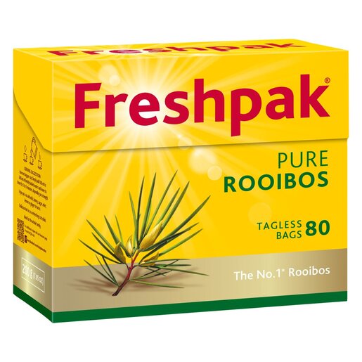 Freshpak Rooibos Tagless Tea Bags 80 Pack (SA)