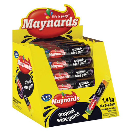 Maynards Wine Gums Roll 39g x 36 - Special