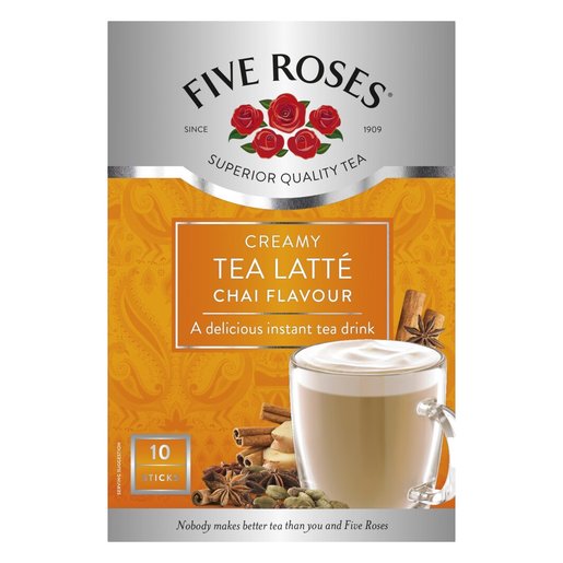 Five Roses Tea Latte Chai 10 Pack 200g