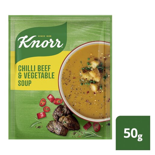 Knorr Chilli Beef and Vegetable Thickening Soup 50g