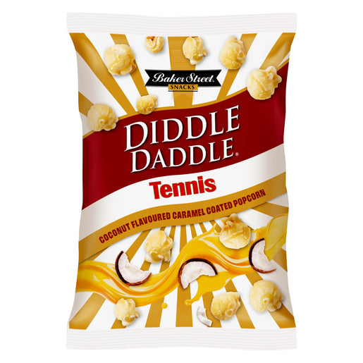 Diddle Daddle Tennis Coconut Flavoured Caramel Popcorn 150g