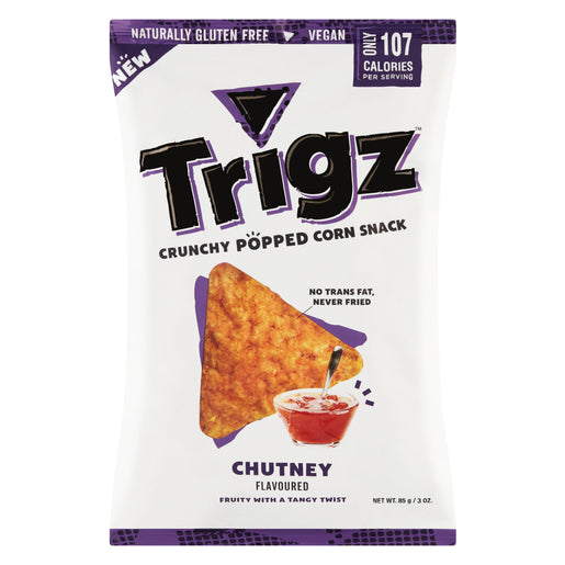 Trigz Chutney Crunchy Popped Corn Chips 85g