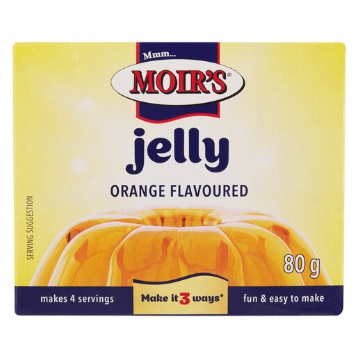 Moir's Jelly Orange 80g, BB Date - 12/08/2025