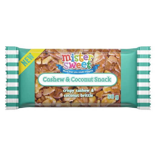 Mister Sweet Cashew & Coconut Brittle 50g