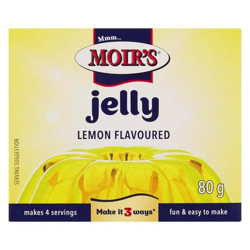Moir's Lemon Jelly 80g, BB date - 14/08/2025