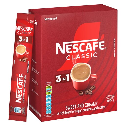 Nescafe Classic 3-In-1 Instant Coffee 20 x 17.5g