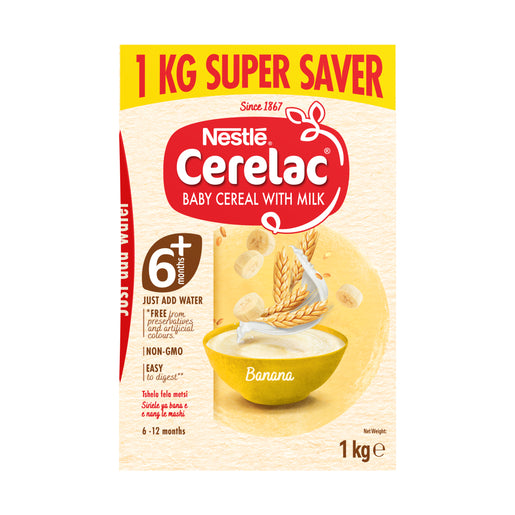 Nestle Cerelac Stage 1 Banana Baby Cereal 1kg