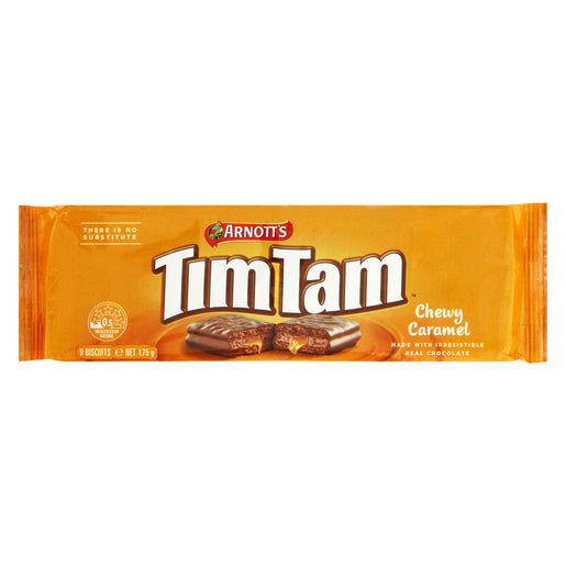 Arnotts Tim Tam Chewy Caramel Biscuits 175g