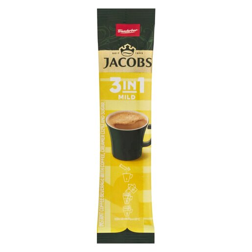 Jacobs Mild 3-In-1 Instant Coffee 11.1g