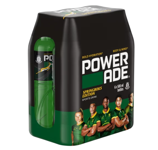 Powerade Springboks Edition Sports Drink 6 x 500ml