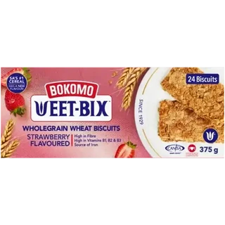 Weet-Bix Strawberry Flavoured Wholegrain Wheat Biscuits 375g