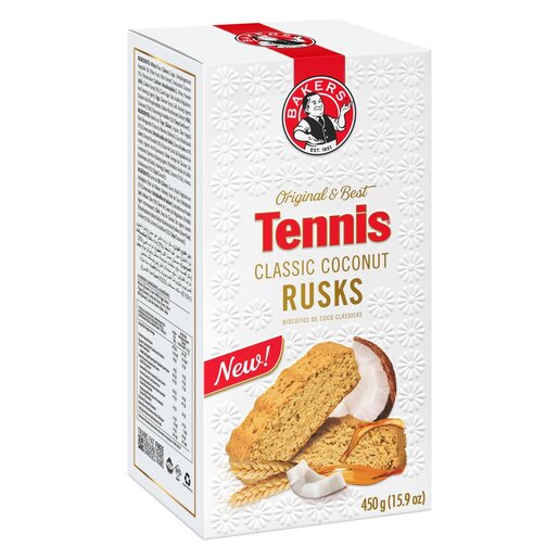 Bakers Tennis - Rusks - Original 450g