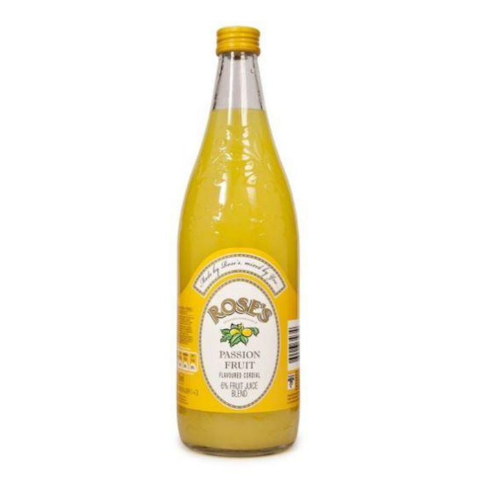Rose's Passionfruit Cordial Drink, 750ml