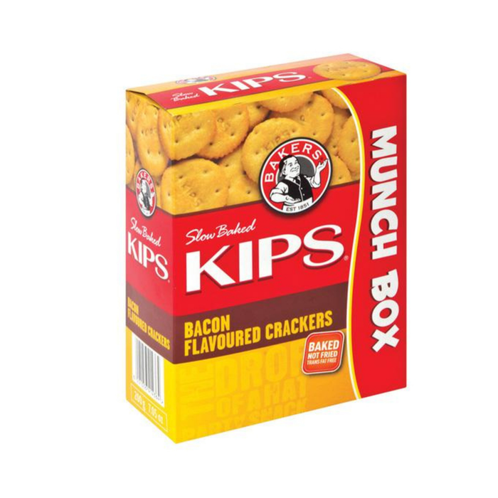 Bakers Kips Bacon Flavored Crackers, 200g